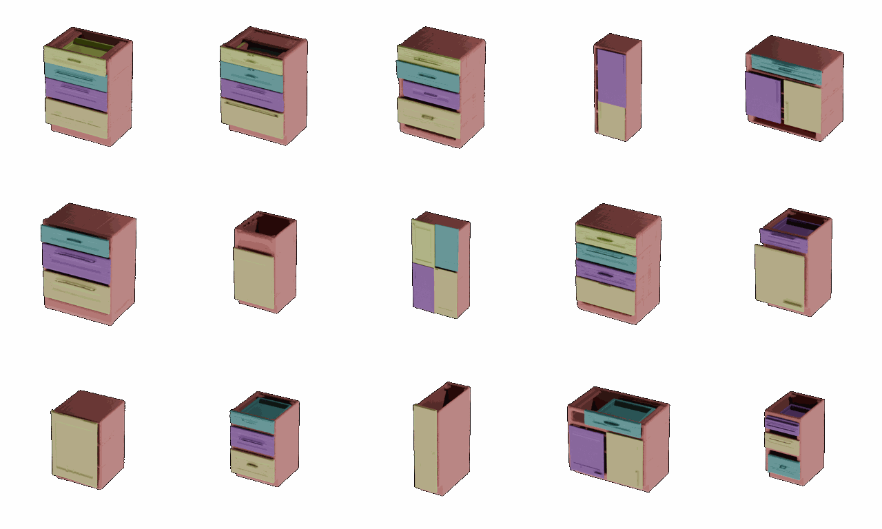 ArtFormer: Controllable Generation of Diverse 3D Articulated Objects